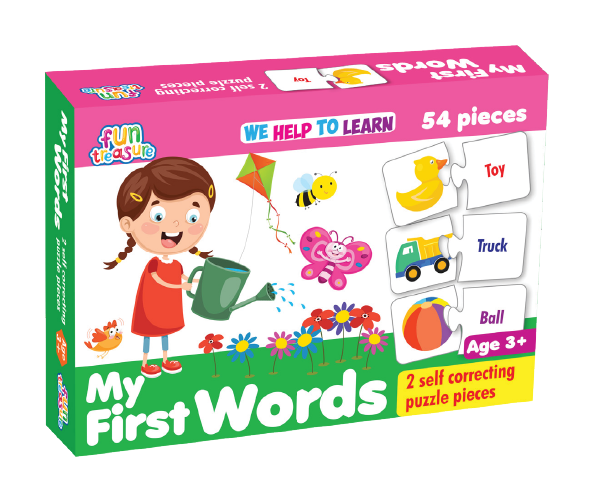 FT008 - Self Correcting Puzzle Mix - My First Words