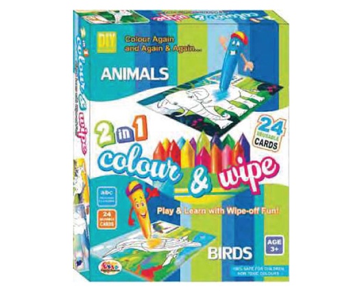 EP005 - Color & Wipe 2 in 1 - Animal/Birds